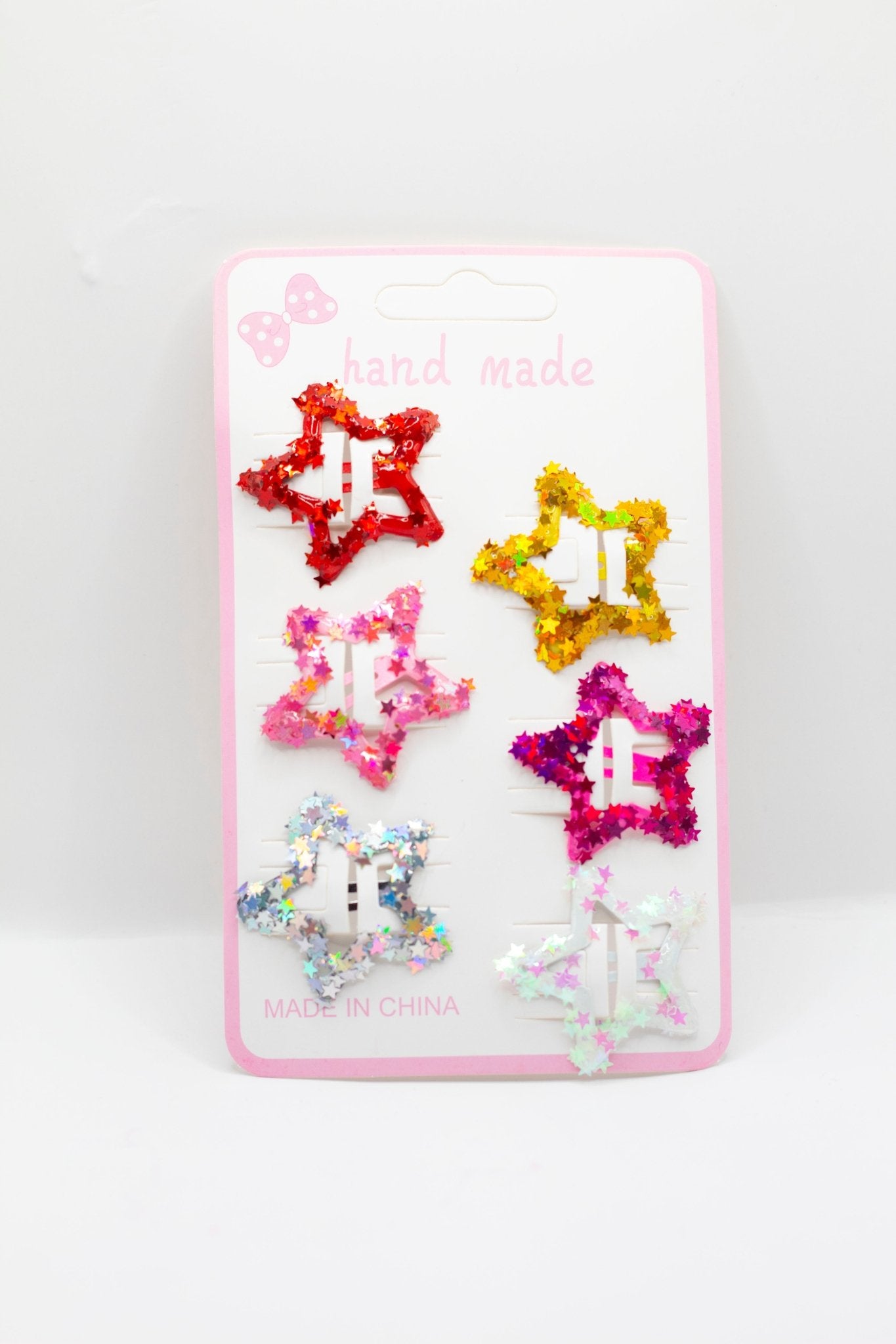 Cuca para Cabello Forma de Estrella Brillante – 12 Piezas Mayoreo - Safiye