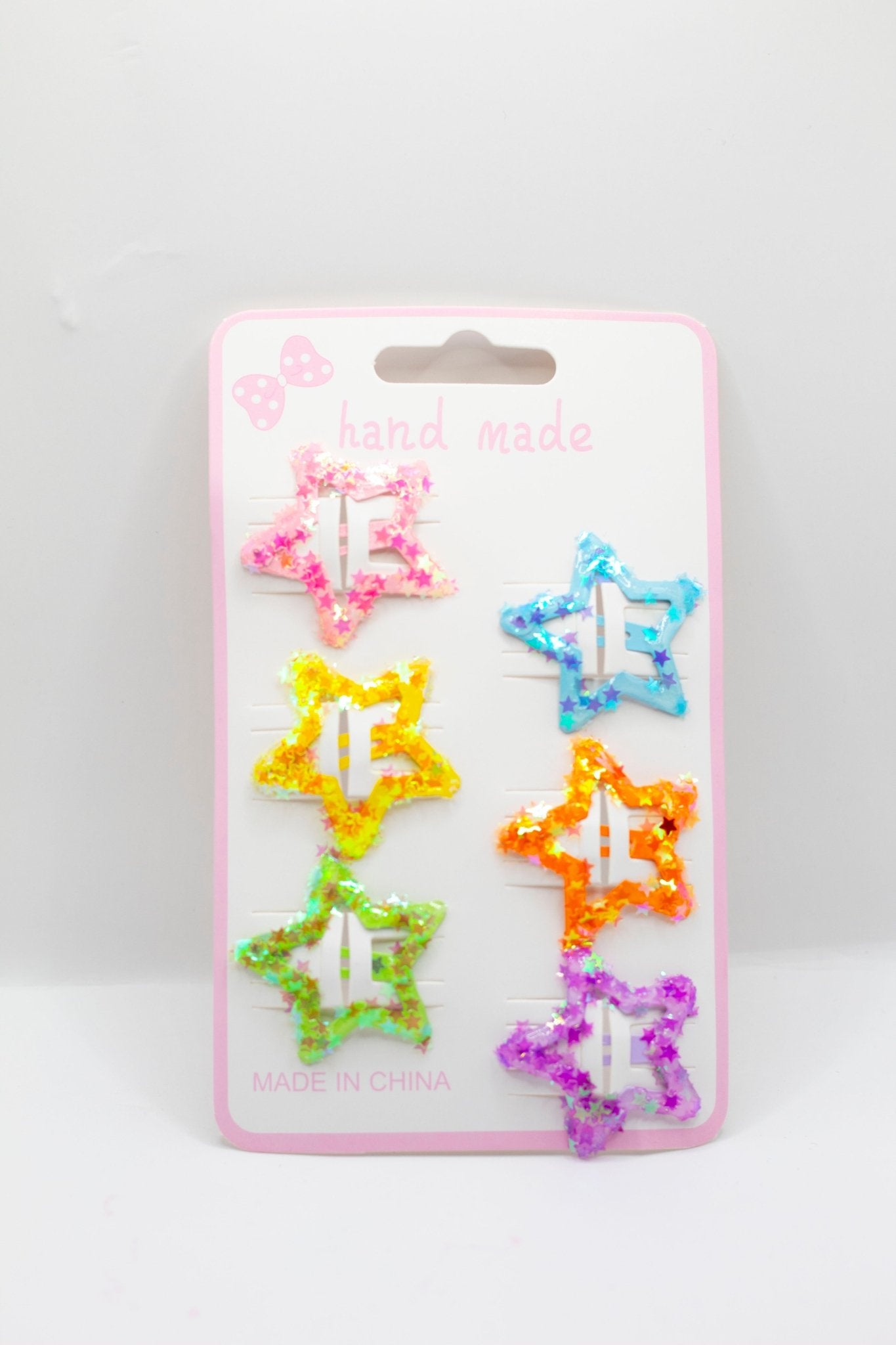 Cuca para Cabello Forma de Estrella Brillante – 12 Piezas Mayoreo - Safiye