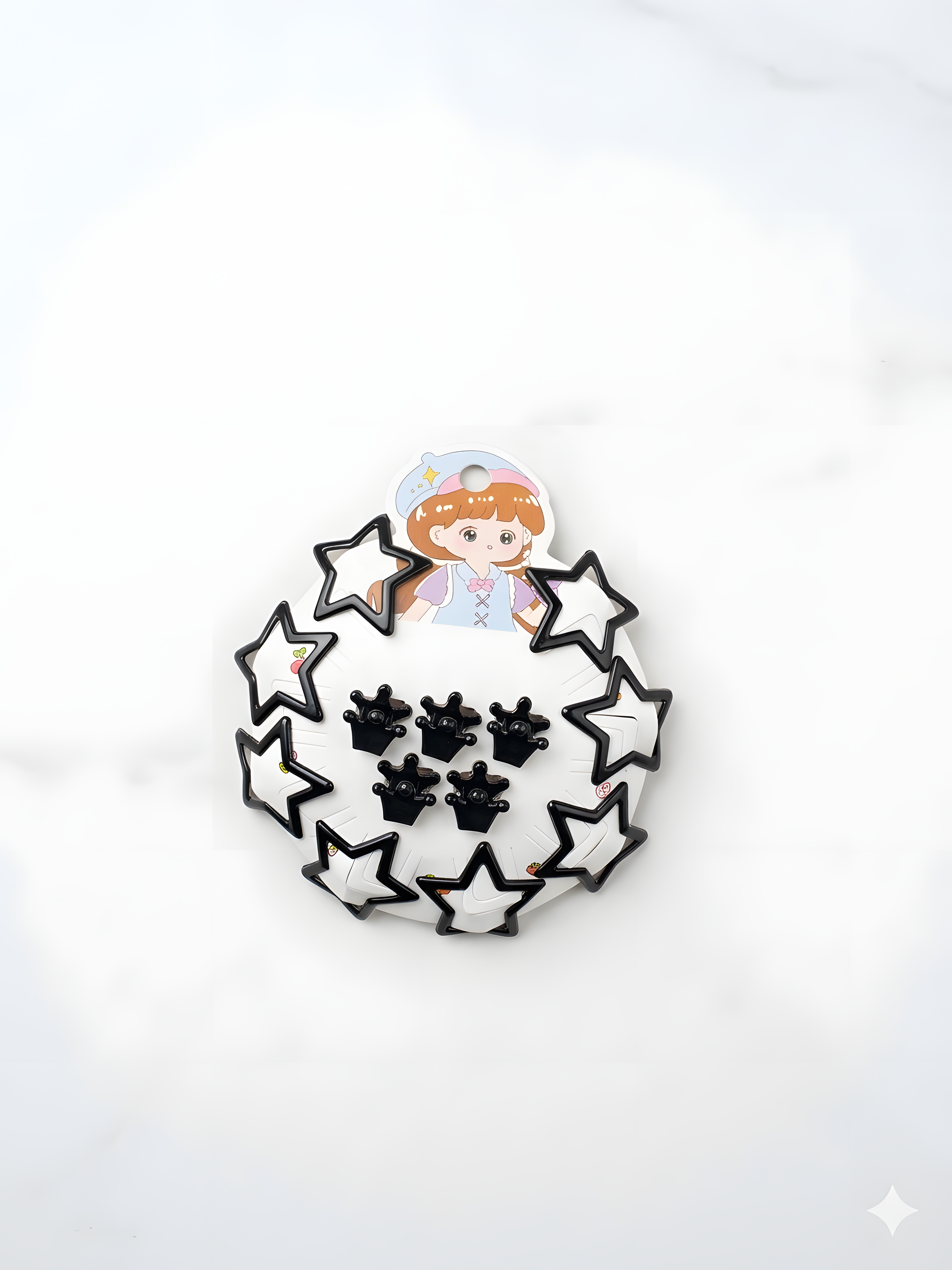 8 Cucas Estrella y 5 Piojitos – Colores Surtidos 12 Sets Mayoreo