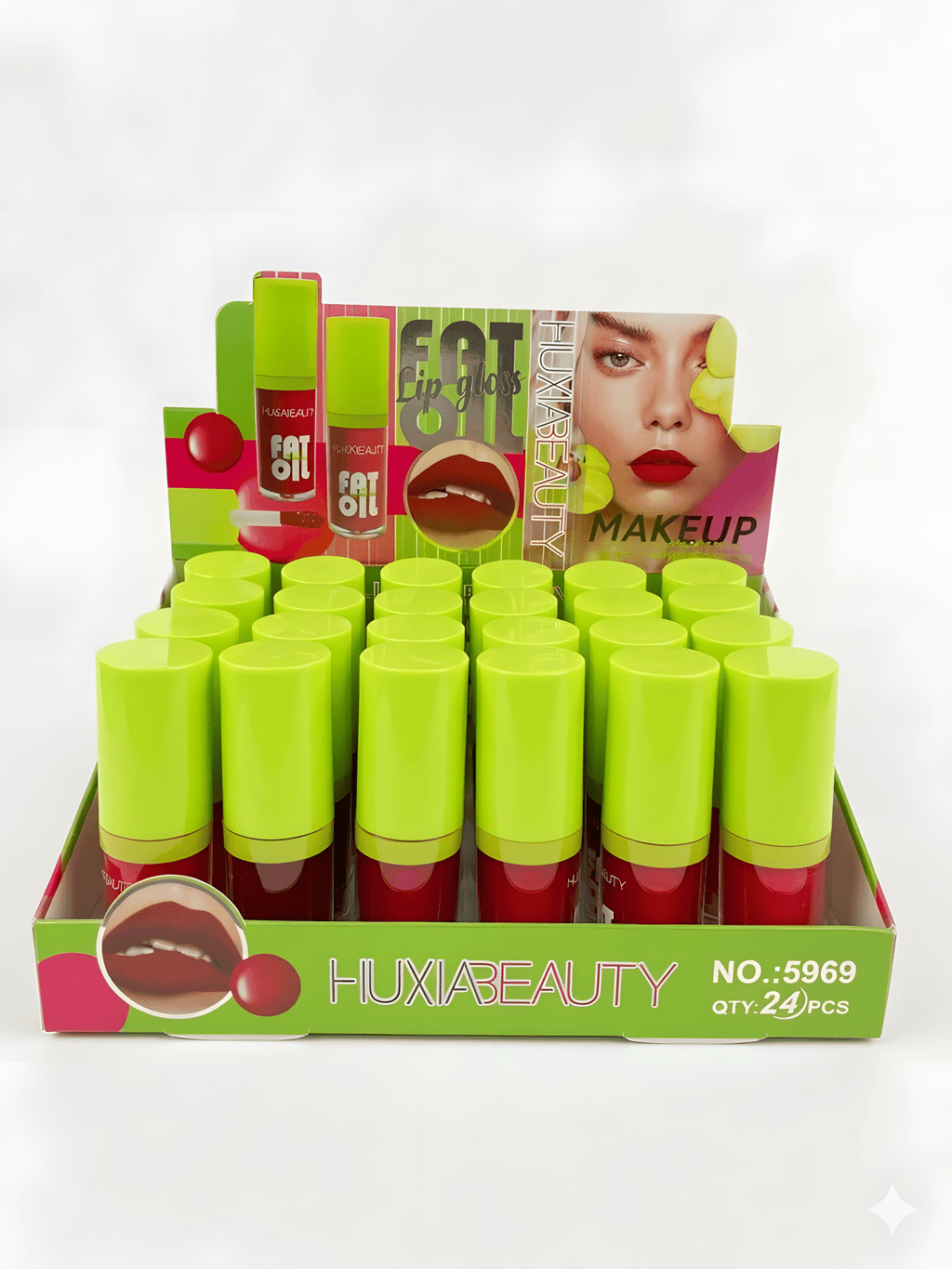 Lip Gloss FAT OIL – Brillo Labial Mate | 24 piezas Mayoreo - Safiye