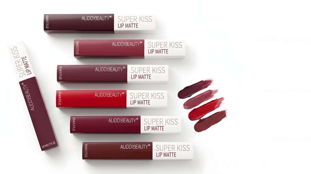 Labial Super Kiss Velvet Lip Gloss Mate –24 Piezas Mayoreo - Safiye