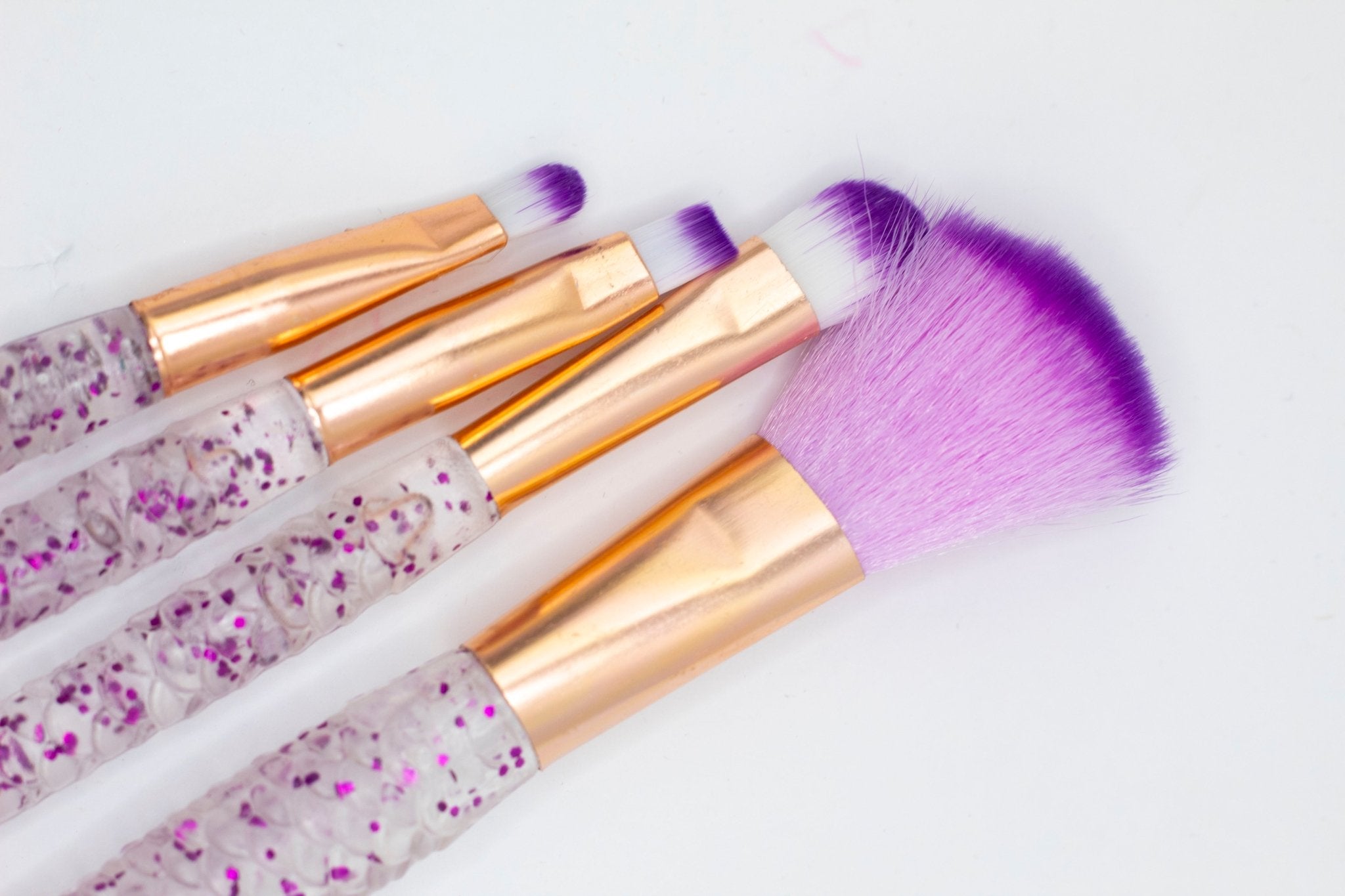 Brochas de Maquillaje Diseño Sirena– Mayoreo 24 Sets con 4 brochas - Safiye