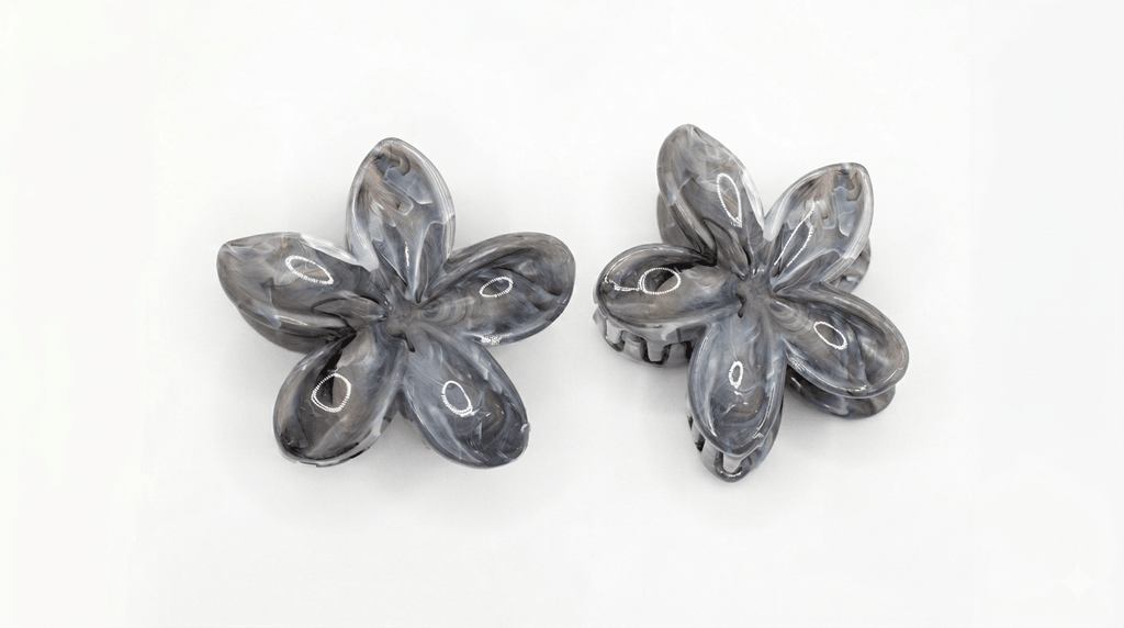 Pinzas para Cabello Flores Hawaianas – Mayoreo 12 Sets con 2 pinzas - Safiye