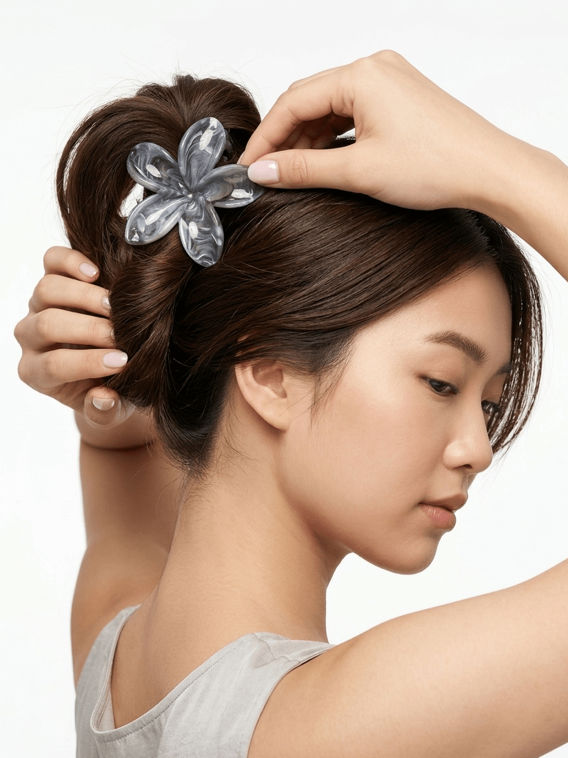 Pinzas para Cabello Flores Hawaianas – Mayoreo 12 Sets con 2 pinzas - Safiye