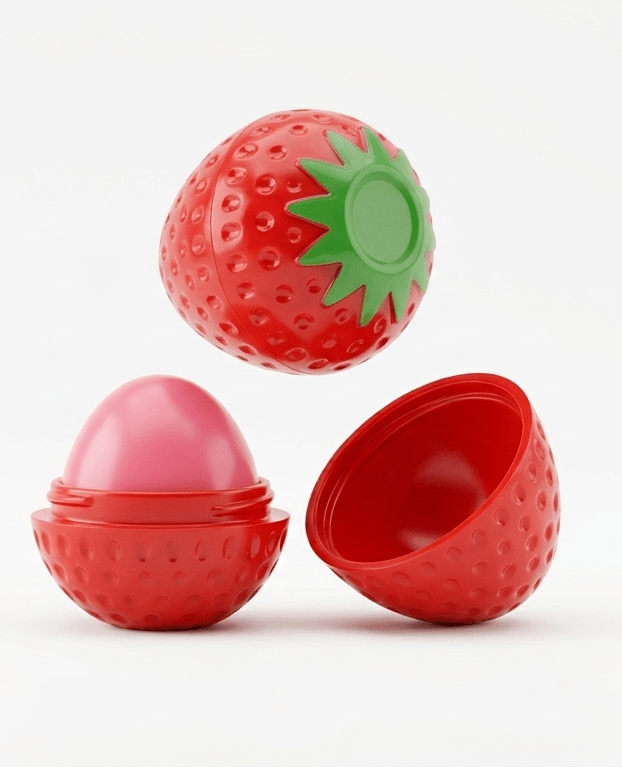 Bálsamo Labial Fresa Humectante – 24 Piezas Mayoreo - Safiye